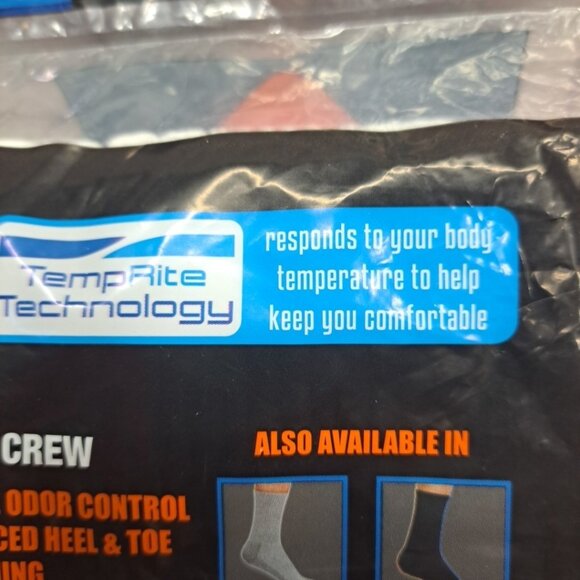 NEW Men's 6-Pair Work Gear Heavy Duty Crew Socks - White Size 6-12 - Made In USA - Picture 8 of 9